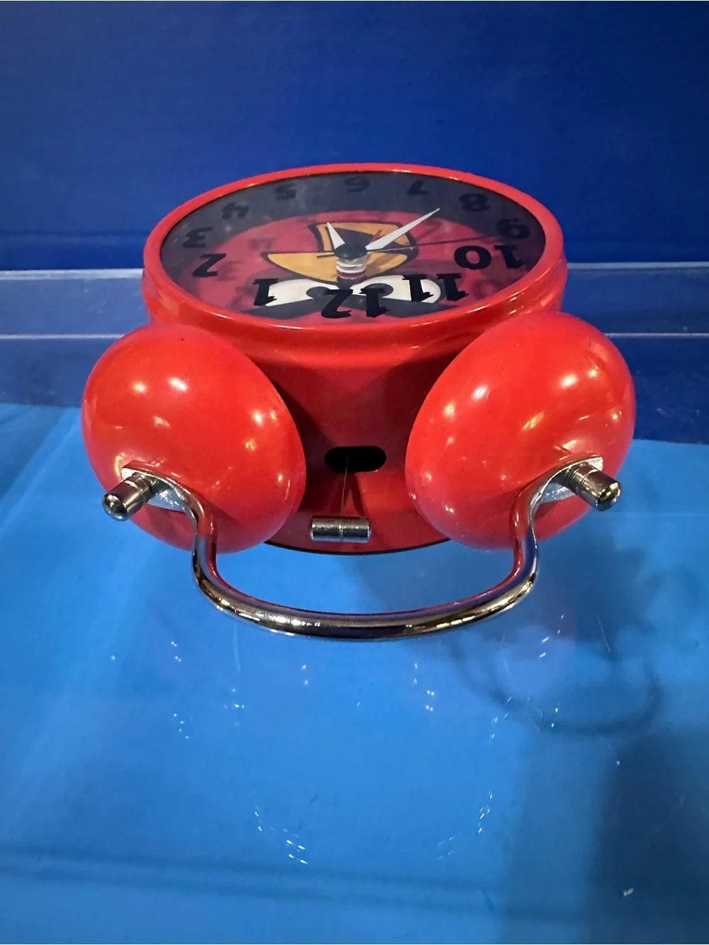 Disney Angry Birds Red Twin Bell Vintage Alarm Clock